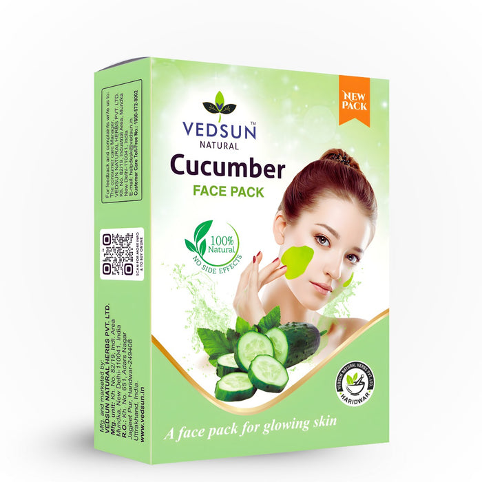 Cucumber Face Pack – Soothing Cucumber Powder for Hydration & Skin Refreshing