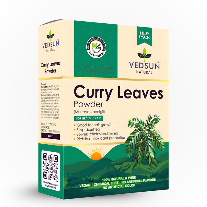 Curry Leaves Powder – 100% Pure Powder for Hair Growth, Hair Fall & Healthy Scalp