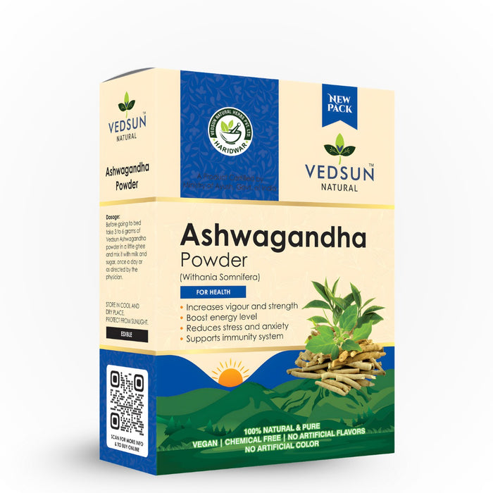 Ashwagandha Powder 100gm – Natural Root Powder for Stress Relief, Sleep & Energy