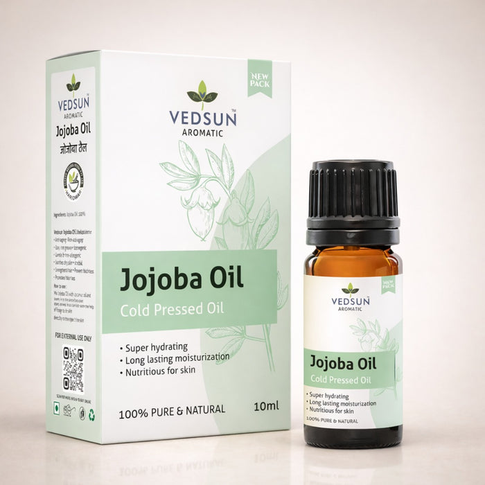 Jojoba Oil by Vedsun – 100% Pure Cold Pressed Oil for Skin, Hair & Scalp Health