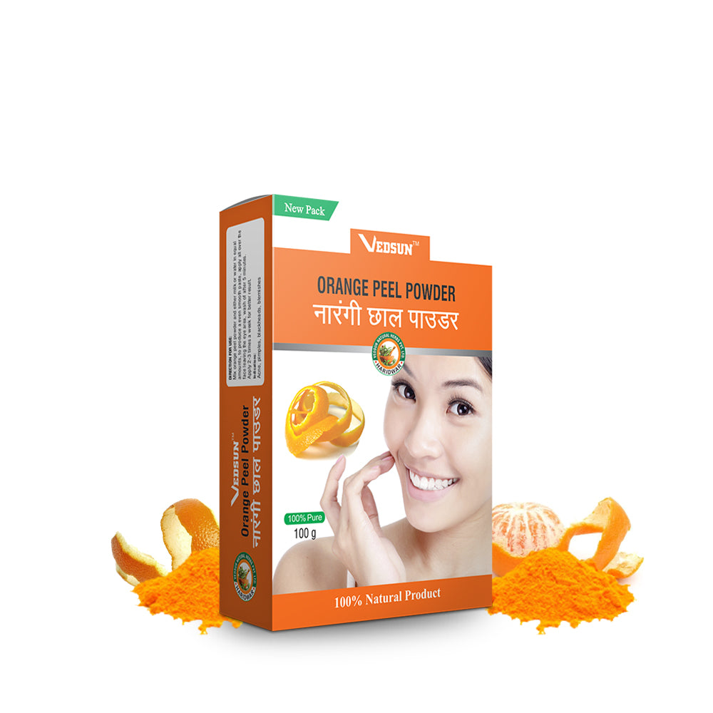 Orange Peel Powder 100% Natural Product for Face & Dry Skin
