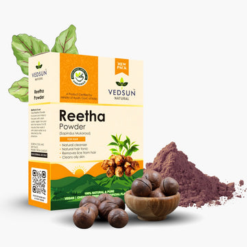 Reetha Powder – Pure Soapnut for Hair Wash, Dandruff Control & Scalp Health