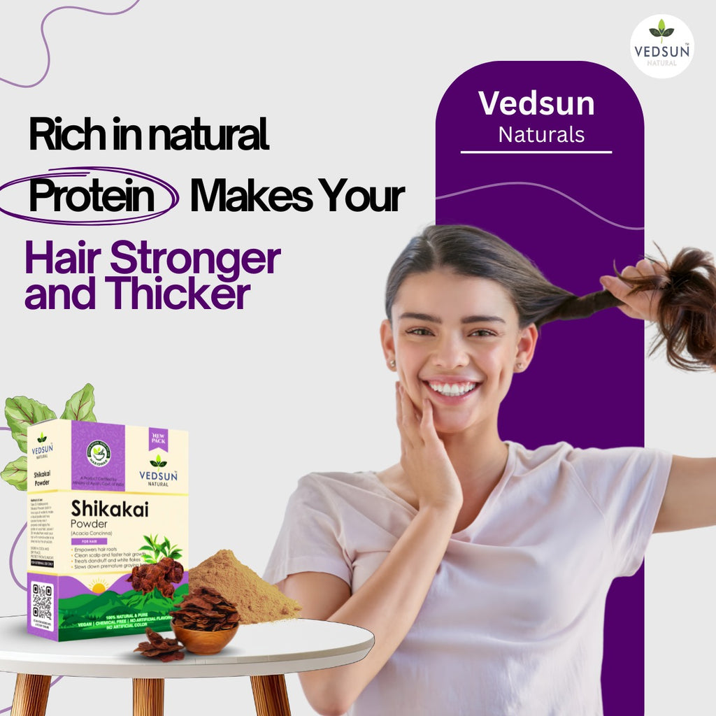 Shikakai Powder – Ayurvedic Hair Cleanser for Strong & Healthy Hair