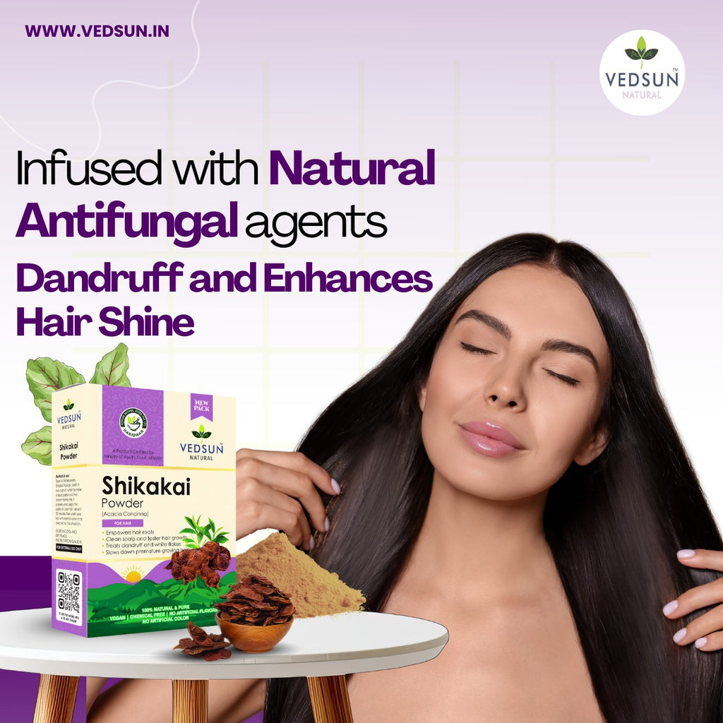 Shikakai Powder – Ayurvedic Hair Cleanser for Strong & Healthy Hair