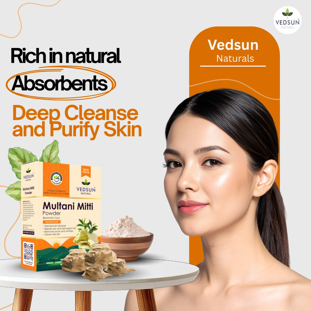 Multani Mitti Powder – Pure Natural Clay for Face, Hair & Skin Care