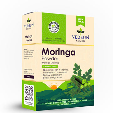 Moringa Powder by Vedsun – 100% Pure Leaf Powder for Energy, Immunity & Overall Health