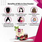 Mix In One - Amla Reetha Shikakai Natural Hair Cleanser for Strong, Shiny & Healthy Hair