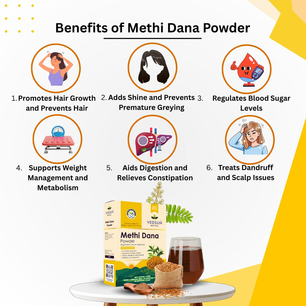 Methi Dana Powder – Pure Natural Fenugreek for Hair & Health Care