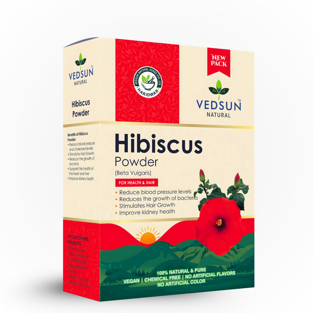 Hibiscus Powder by Vedsun – 100% Natural Powder for Hair Growth, Shine & Hair Strength