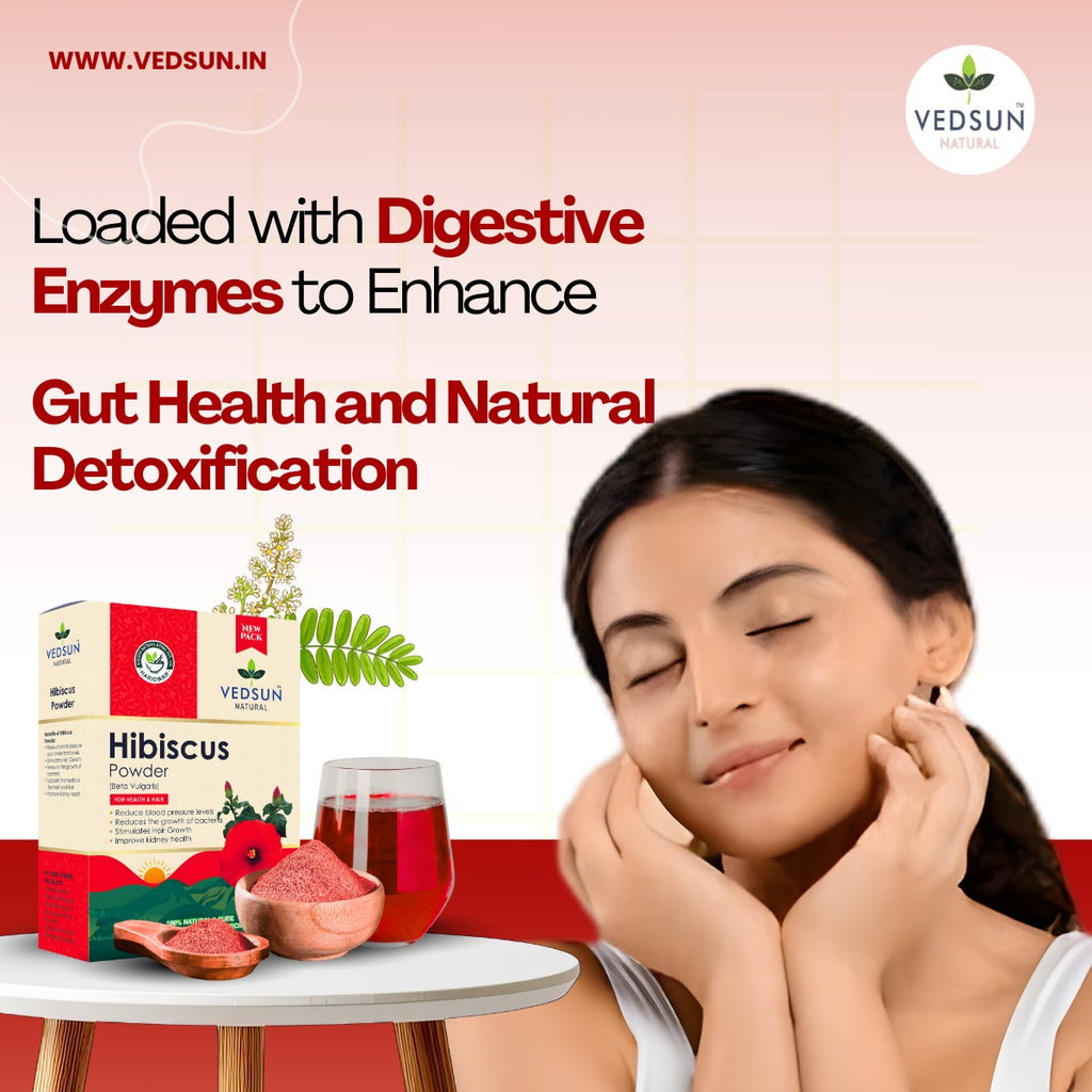 Hibiscus Powder by Vedsun – 100% Natural Powder for Hair Growth, Shine & Hair Strength