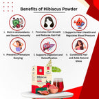 Hibiscus Powder by Vedsun – 100% Natural Powder for Hair Growth, Shine & Hair Strength
