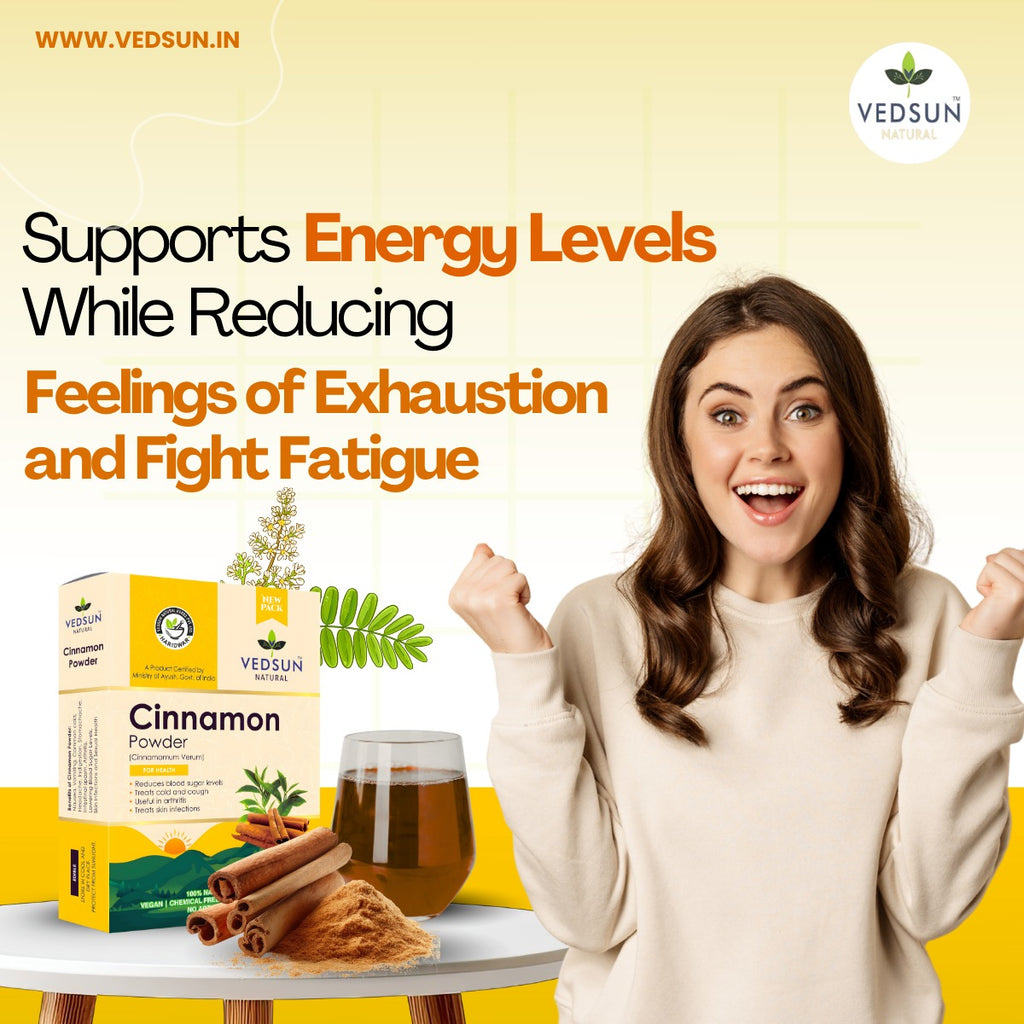 Cinnamon Powder by Vedsun – Natural Dalchini Powder for Health, Skin & Wellness
