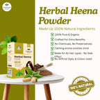Henna Powder by Vedsun – 100% Natural Hair Dye for Grey Coverage & Healthy Hair
