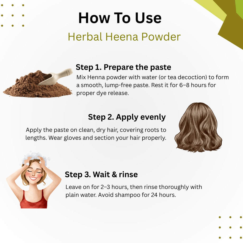 Henna Powder by Vedsun – 100% Natural Hair Dye for Grey Coverage & Healthy Hair