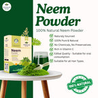 Neem Powder – 100% Pure Neem Leaf for Hair Care, Dandruff & Skin Health