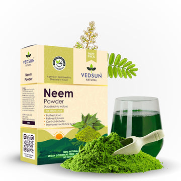 Neem Powder – 100% Pure Neem Leaf for Hair Care, Dandruff & Skin Health