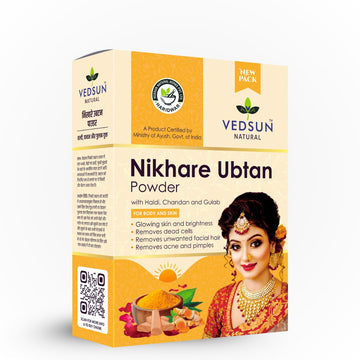 Vedsun Nikhare Ubtan Powder – Natural Ubtan for Glowing Skin & Tan Removal