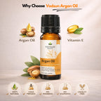 Vedsun Argan Oil – 100% Pure Cold Pressed Oil for Skin Hydration & Hair Care