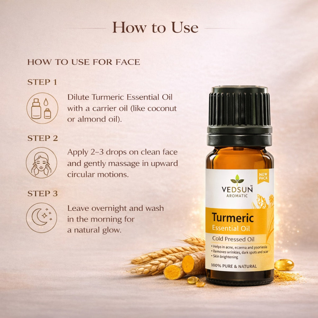 Turmeric Oil- An Essential Oil for a Glowing Skin