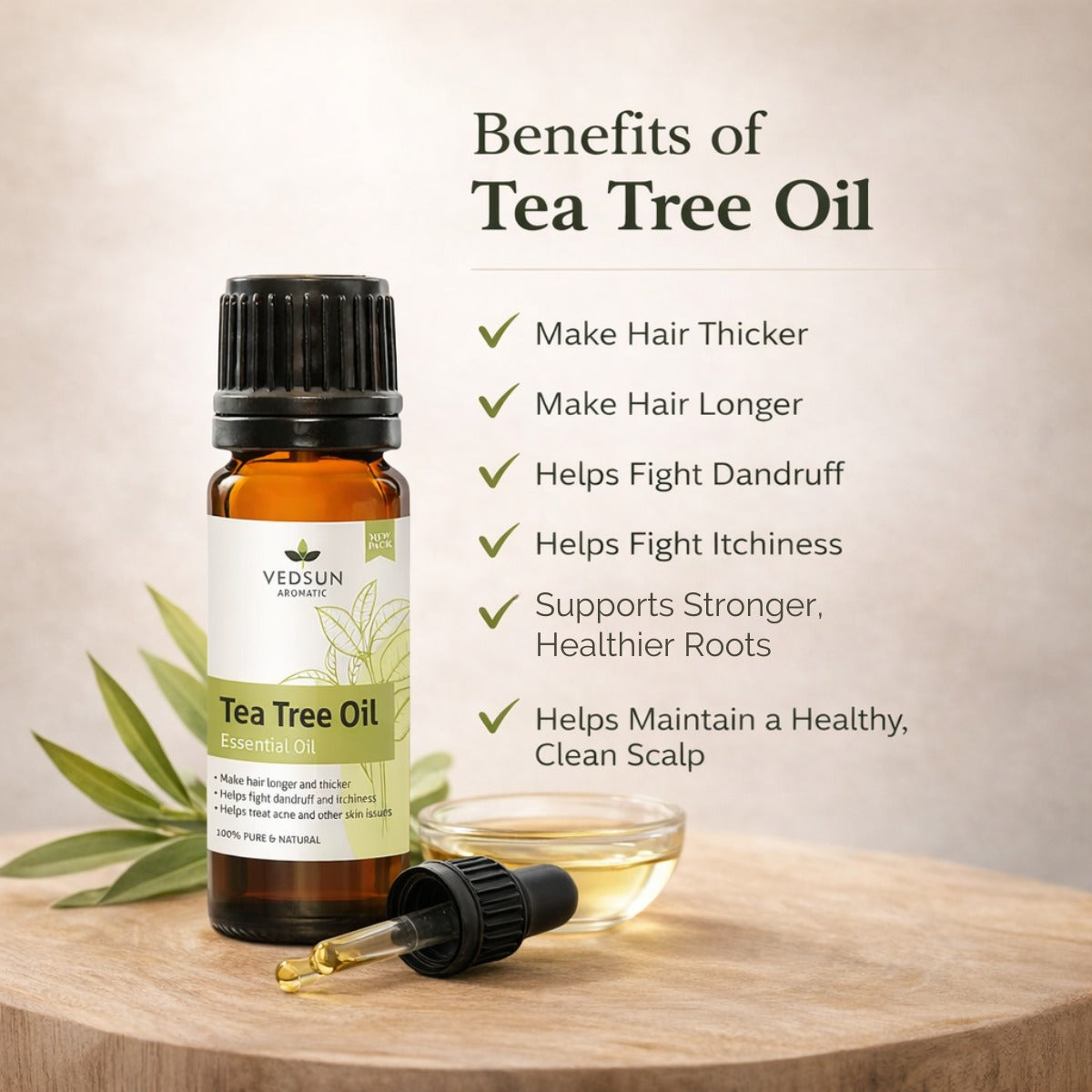 Tea Tree Oil 100% natural - Treat Acne and Other Skin Issues