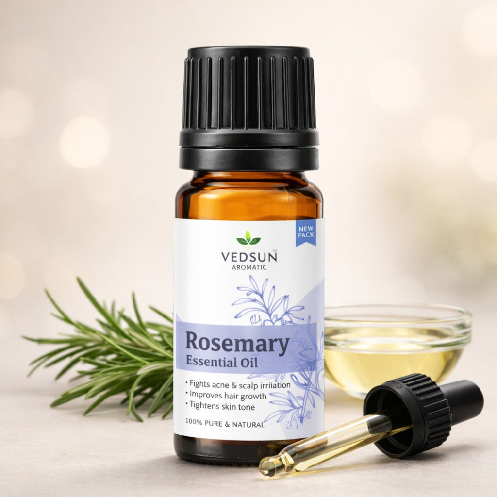 Rosemary Oil by Vedsun – 100% Pure Essential Oil for Hair Growth, Dandruff & Scalp Care