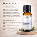 Rosemary Oil by Vedsun – 100% Pure Essential Oil for Hair Growth, Dandruff & Scalp Care