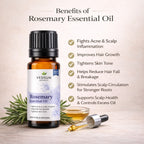 Rosemary Oil by Vedsun – 100% Pure Essential Oil for Hair Growth, Dandruff & Scalp Care