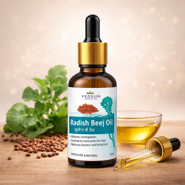 Radish Seed Oil by Vedsun – 100% Pure Mooli Beej Oil for Hair Growth, Hair Fall & Dandruff Control