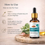Radish Seed Oil by Vedsun – 100% Pure Mooli Beej Oil for Hair Growth, Hair Fall & Dandruff Control
