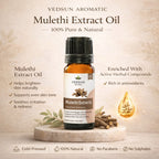 Mulethi Oil by Vedsun – 100% Pure Licorice Extract Oil for Skin Glow & Hair Care