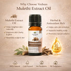 Mulethi Oil by Vedsun – 100% Pure Licorice Extract Oil for Skin Glow & Hair Care