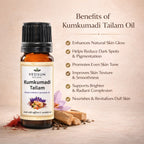 Kumkumadi Tailam by Vedsun – 100% Pure Ayurvedic Oil for Dark Spots, Pigmentation & Glow