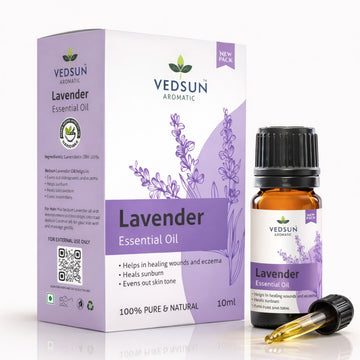 Lavender Essential Oil by Vedsun – 100% Pure Oil for Sleep, Stress Relief & Skin Care