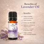 Lavender Essential Oil by Vedsun – 100% Pure Oil for Sleep, Stress Relief & Skin Care