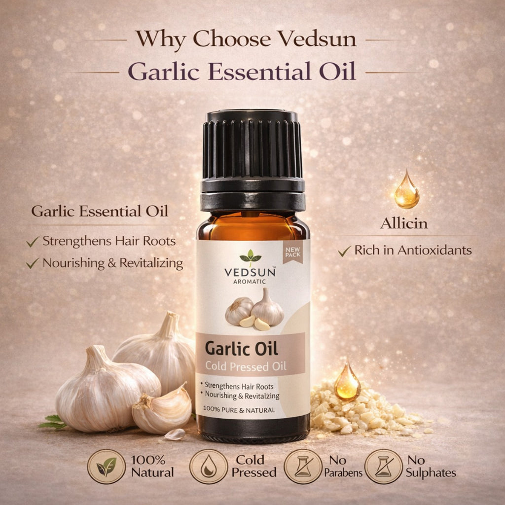 Vedsun Lavender Oil – 100% Pure Natural Essential Oil for Relaxation, Sleep, Stress Relief & Aromatherapy
