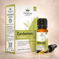 Cardamom Essential Oil by Vedsun – 100% Pure Elaichi Oil for Digestion, Stress & Breathing Support