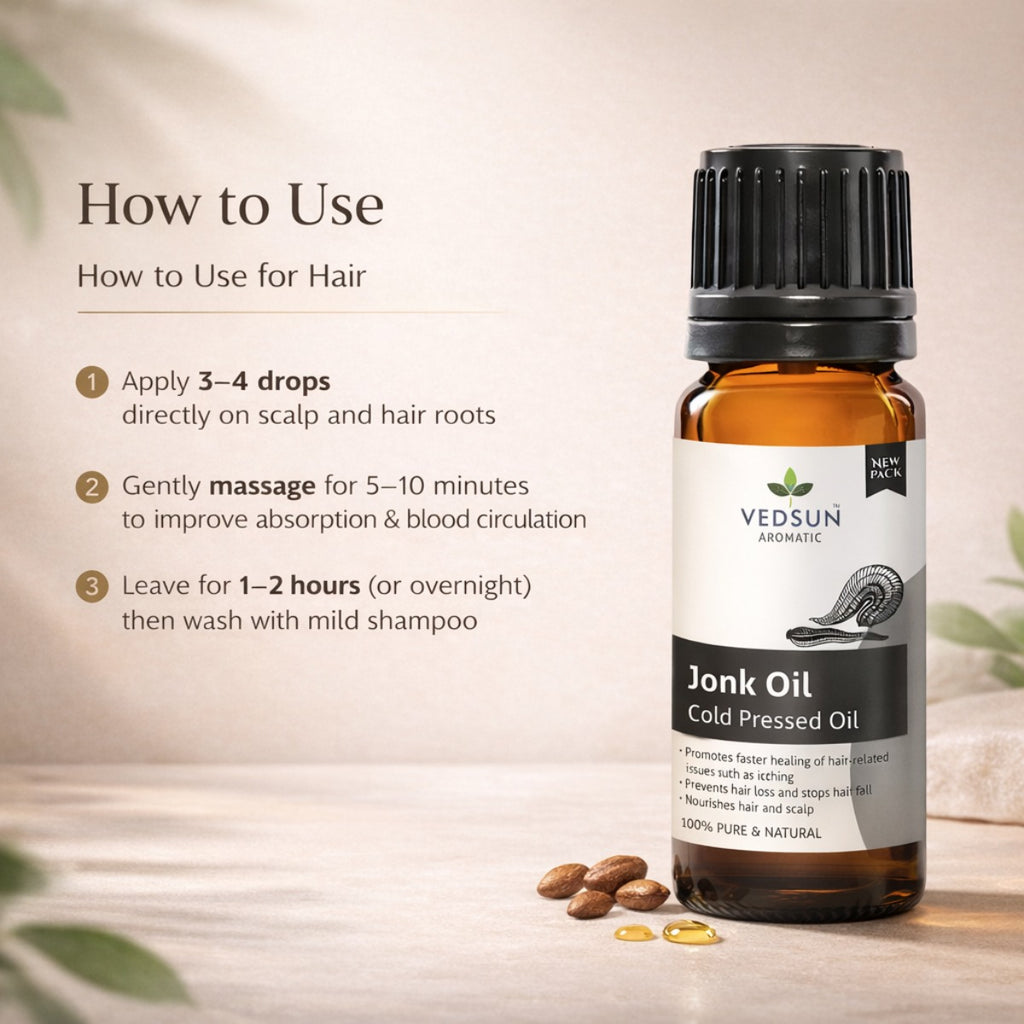 Jonk Oil by Vedsun – 100% Pure Ayurvedic Oil for Joint Support, Pain Relief Massage & Skin Care
