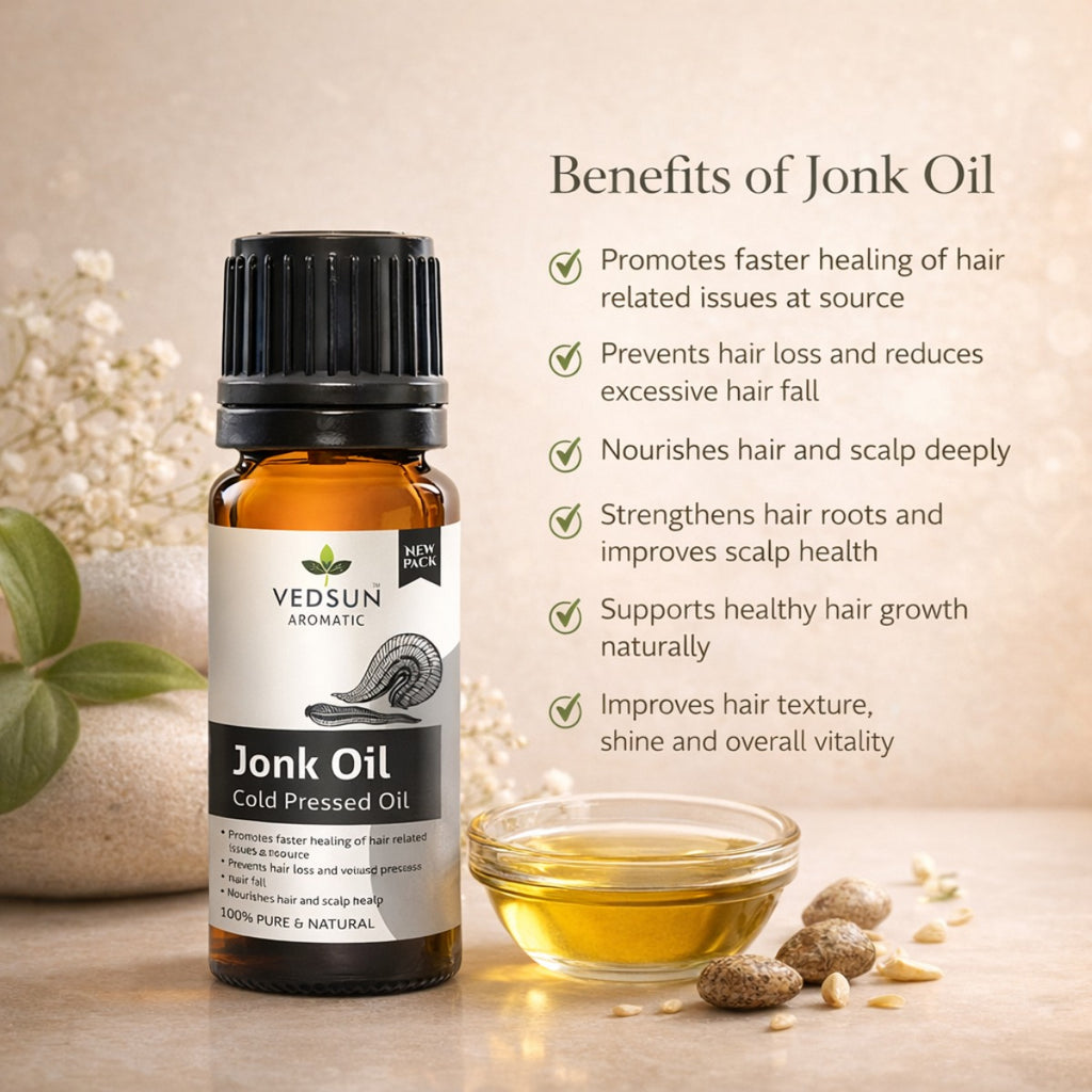 Jonk Oil by Vedsun – 100% Pure Ayurvedic Oil for Joint Support, Pain Relief Massage & Skin Care