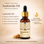 Asafoetida Oil by Vedsun – 100% Pure Hing Oil for Digestion, Gas Relief & Body Comfort