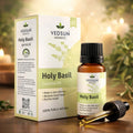 Holy Basil Oil by Vedsun – 100% Pure Tulsi Oil for Immunity, Stress & Breathing Support