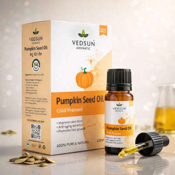 Pumpkin Seed Oil by Vedsun – 100% Pure Cold Pressed Oil for Hair Growth, Hair Fall & Skin Health