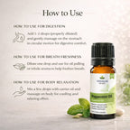 Peppermint Oil by Vedsun – 100% Pure Essential Oil for Headache, Digestion & Stress Relief