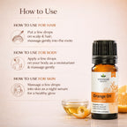 Orange Essential Oil by Vedsun – 100% Pure Sweet Orange Oil for Mood, Stress & Room Freshness