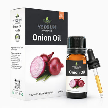 Onion Oil by Vedsun – 100% Pure Red Onion Oil for Hair Growth, Dandruff & Hair Fall Control