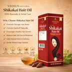 Shikakai Hair Oil by Vedsun – 100% Pure Natural Oil for Hair Growth & Scalp Nourishment