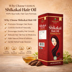 Shikakai Hair Oil by Vedsun – 100% Pure Natural Oil for Hair Growth & Scalp Nourishment