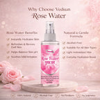 Rose Water by Vedsun – 100% Pure Gulab Jal for Skin Toner, Acne Care & Glow