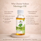Moringa Oil by Vedsun – 100% Pure Cold Pressed Oil for Skin, Hair & Cellular Repair Support