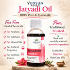 Jatyadi Oil by Vedsun – 100% Pure Ayurvedic Oil for Skin Healing & Wound Care