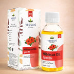 Hibiscus Oil by Vedsun – 100% Pure Hair Oil for Growth, Dandruff & Hair Strength